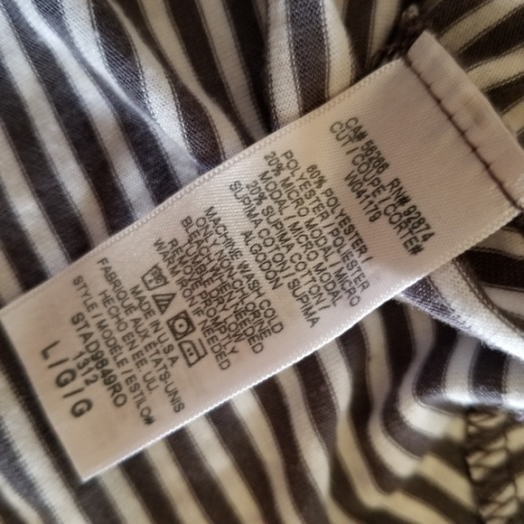 Splendid striped long sleeve top with buttons - Picture 4 of 6